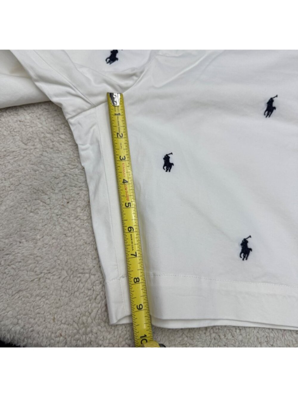 NWT Polo Ralph Lauren Stretch Classic Fit 9' All Over Pony Men's Shorts, Sz 34 - Picture 7 of 9